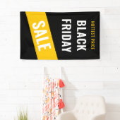 Banderoles Black Friday VENTE Publicité (En situation)