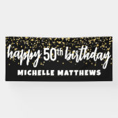 Banderoles Black Gold 50e anniversaire (Horizontal)
