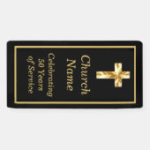 Banderoles Black Gold Church 50e anniversaire (Horizontal)