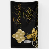 Banderoles Black Gold High talon Chaussure perles 50e anniver (Vertical)