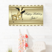 Banderoles Black Gold Masquerade (En situation)