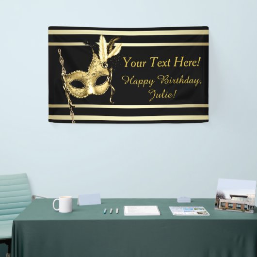 Banderoles Black Gold Masquerade (Salon professionnel)