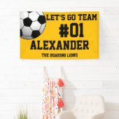 Banderoles Black Gold Team Spirit (En situation)