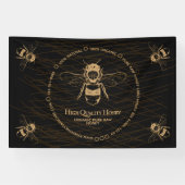 Banderoles Black Honey Bee Farm Elegant (Horizontal)