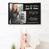 Banderoles Black Meet the Author Table Banner - Signature du  (Insitu)