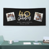 Banderoles Black & or moderne multi photo 40 et fabuleux (Salon professionnel)