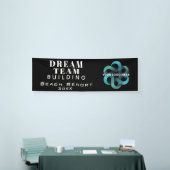 Banderoles Black Team Building - Logo de la compagnie Dream T (Salon professionnel)
