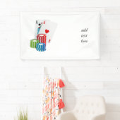 Banderoles Blackjack avec jetons de poker (En situation)