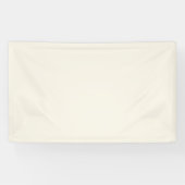 Banderoles Blanc Crème Uni (Horizontal)