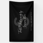 Banderoles Blanchiment Des Dents Monogramme Script (Vertical)