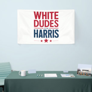 Banderoles Blancs pour l'élection de Harris Kamala Harris 202