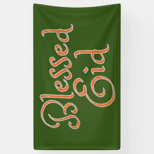 Banderoles Blessé Parties scintillant Aïd (Vertical)