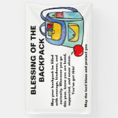 Banderoles Blessing of the Backpacks Banner | Courage,  (Vertical)