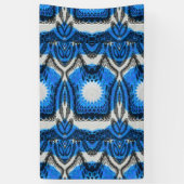 Banderoles Bleu atomique (Vertical)