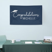 Banderoles Bleu blanc de la Marine Félicitations (Salon professionnel)