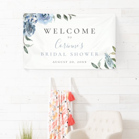 Banderoles Bleu Dusty (En situation)