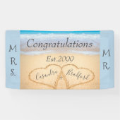 Banderoles Bleu Dusty Chic (Horizontal)