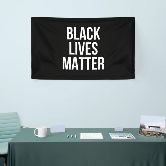 Banderoles BLM Black Lives Matt BANNER (Salon professionnel)