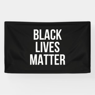 Banderoles BLM Black Lives Matt BANNER