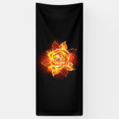 Banderoles Blooming Fire Rose (Vertical)