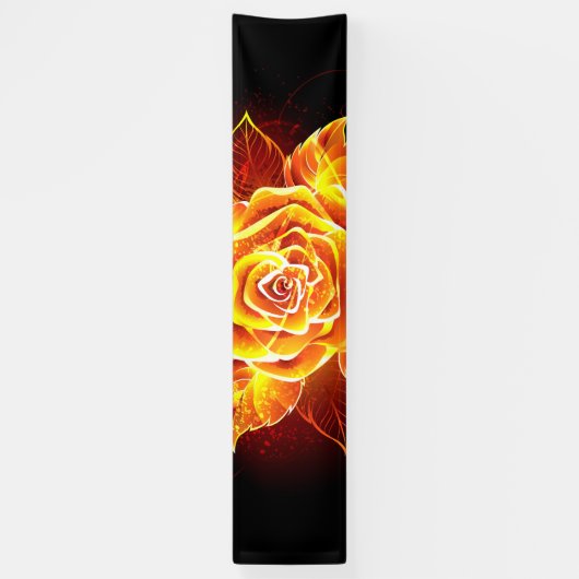 Banderoles Blooming Fire Rose (Vertical)