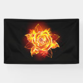 Banderoles Blooming Fire Rose (Horizontal)