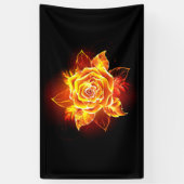 Banderoles Blooming Fire Rose (Vertical)