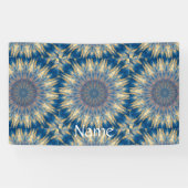 Banderoles Blue Chakra Kaleidoscope Thunder_Cove (Horizontal)