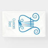 Banderoles Blue Lyre (Horizontal)