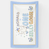 Banderoles Blue One Silly Goose - Décor de fond pour le premi (Vertical)