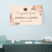 Banderoles Blush Pink Anglais Rose Graduate Party (Salon professionnel)