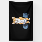 Banderoles Bodybuilder Corgi, bouffée d'alimentation (Vertical)