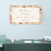 Banderoles Bohème séché Rustique Floral Automne Falls Mariage (Salon professionnel)