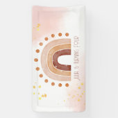 Banderoles Boho aquarelle arc-en-ciel (Verticale)