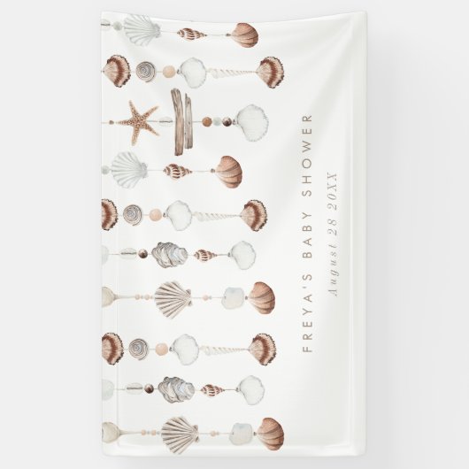 Banderoles Boho Beach Shell (Vertical)