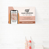 Banderoles Boho Branding Professional Publicité QR Code (Insitu)