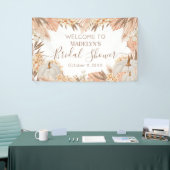 Banderoles Boho Pampas Pumpkin bridal shower Welcome banner (Salon professionnel)