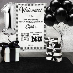 Banderoles Boho Premier voyage autour du soleil 1er anniversa