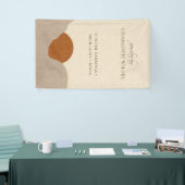 Banderoles Boho Terracotta Sable Bijoux artisanaux Abstraits (Salon professionnel)