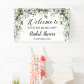 Banderoles Boho verdure feuillage feuille Fête des mariées fl (En situation)