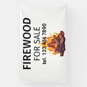 Banderoles Bois de Chauffage à Vendre Entreprise Professionne (Verticale)