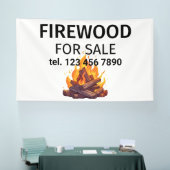 Banderoles Bois de Chauffage à Vendre Entreprise Professionne (Salon professionnel)