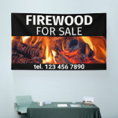 Banderoles Bois de chauffage à vendre Feu professionnel profe (Salon professionnel)
