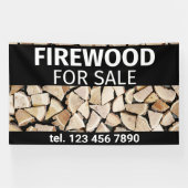 Banderoles Bois de chauffage à vendre Petite entreprise profe (Horizontal)