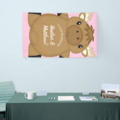 Banderoles Bois du Baby shower de l'orignal (Salon professionnel)