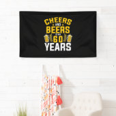 Banderoles Boisson De Bières Bravo Et Bières À Mon 60 Ans De (En situation)