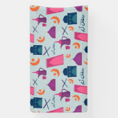 Banderoles Bon Motif du Ramadan (Verticale)