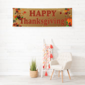 Banderoles Bon thanksgiving (En situation)