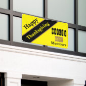 Banderoles Bon thanksgiving Zest4Kindness (Bâtiment extérieur)