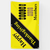 Banderoles Bon thanksgiving Zest4Kindness (Vertical)